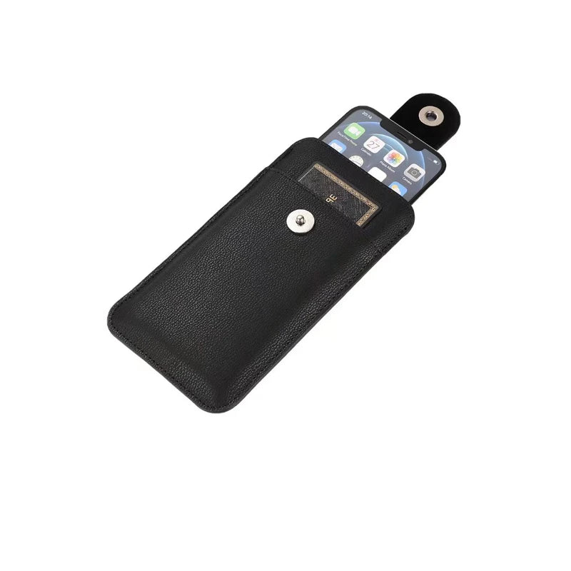 Cell Phone Case For iphone  17 16 16E 15 14 13 12 Pro Max Universal Holster Belt Phone Case Leather Phone Pouch Waist Bag