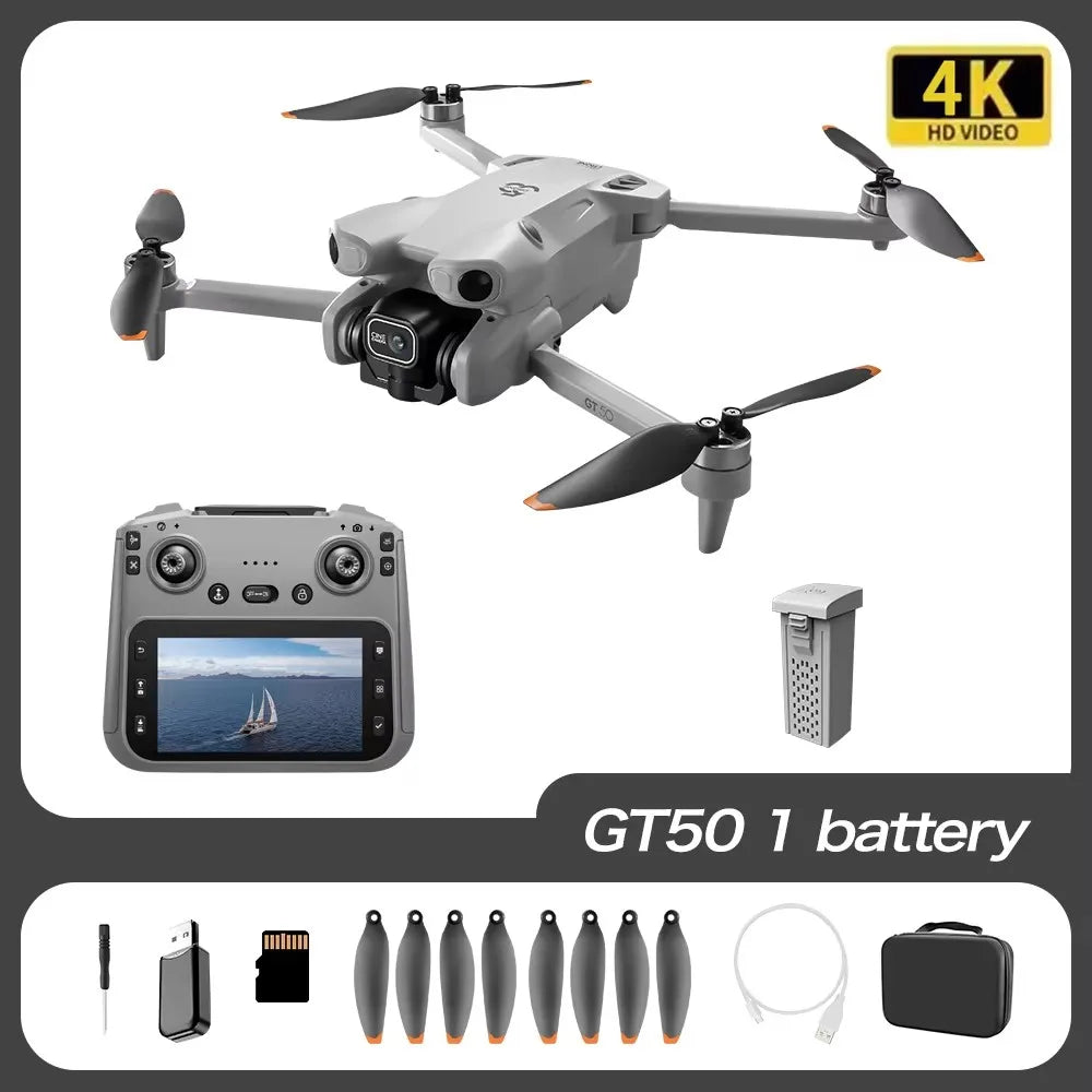 8K HD Camera Photography 5G WIFI Brushless Avoid Obstacles FPV Fishing Drone RC Quadcopter For Kids Toys Hot GT50 PRO GPS Drone