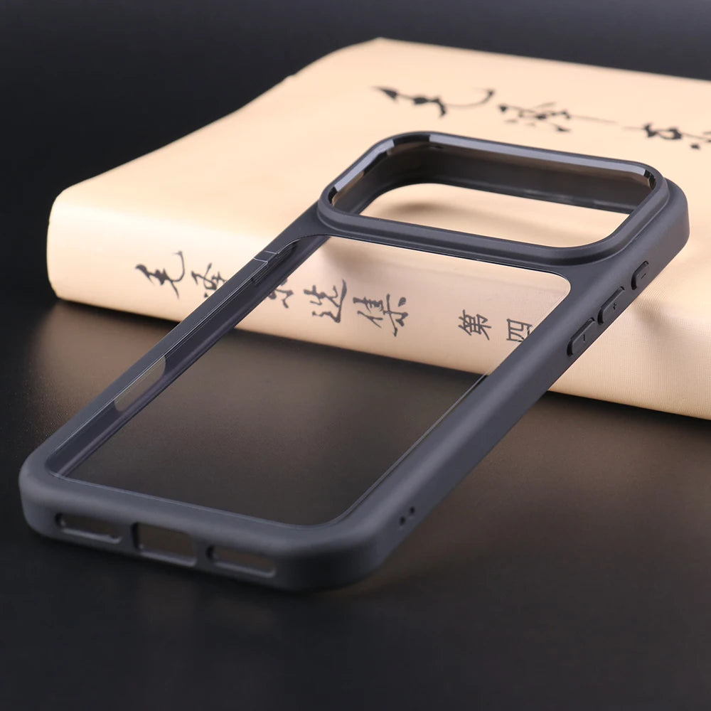 UGOjP Case For iPhone 17 Pro Max 17 Air 17 17 Pro Transparent Phone Case Men Thin Shockproof Protective Clear Hard PC Back Cover