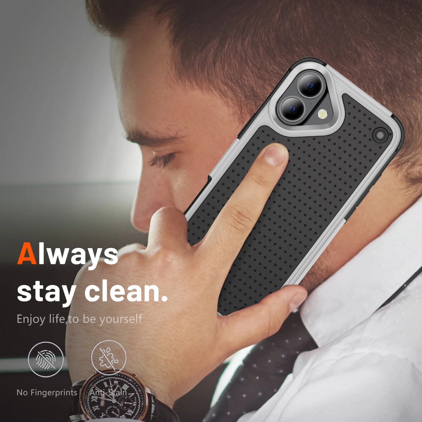 Rugged Cover Case for Iphone 17 Pro Max Air 16 15 Plus 13 14 Pro Max Iphone16 Iphone17 Iphone15 Shockproof Hard Back Cover