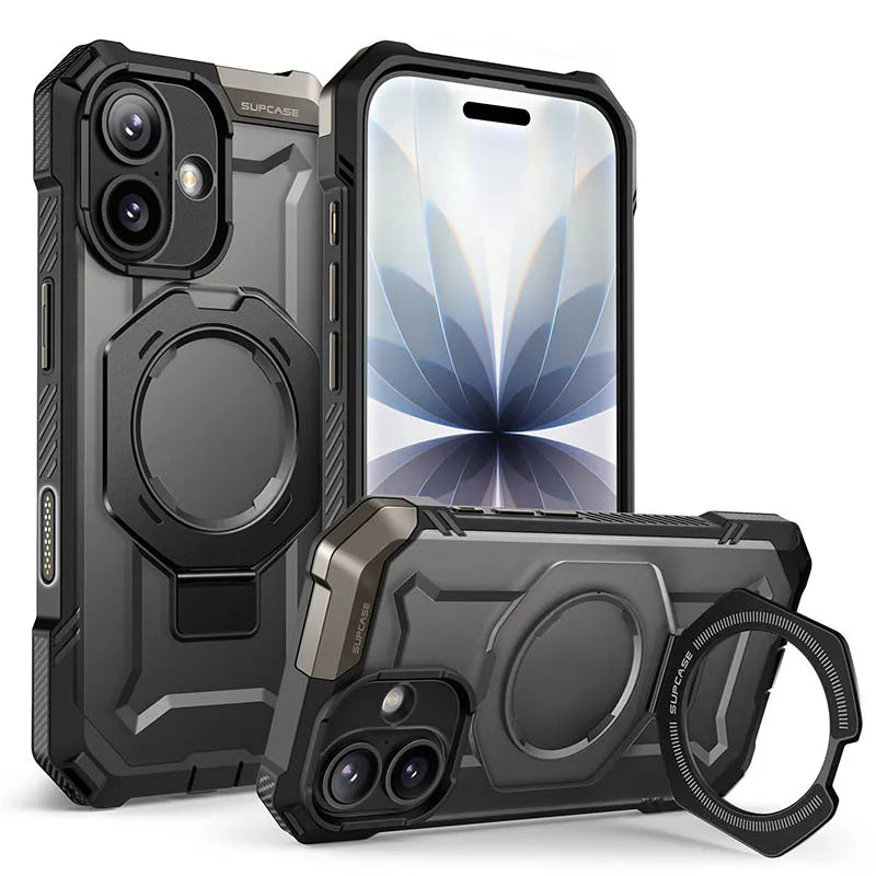 SUPCASE For iPhone 17 Case with Camera Control Capture Button UB Grip Heavy Duty Rugged Magnetic Phone Case with Stand