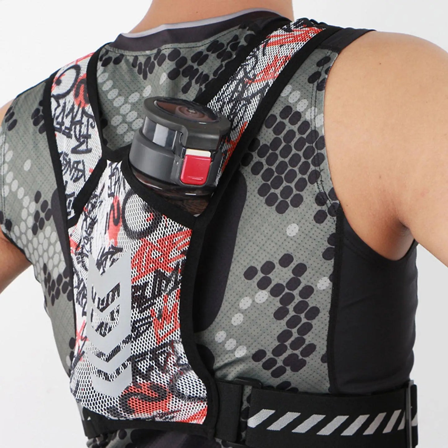 Outdoor Running Backpack Reflective Ultra-light Breathable Vest Trail Running Mobile Phone Backpack Fitness Running Accessories