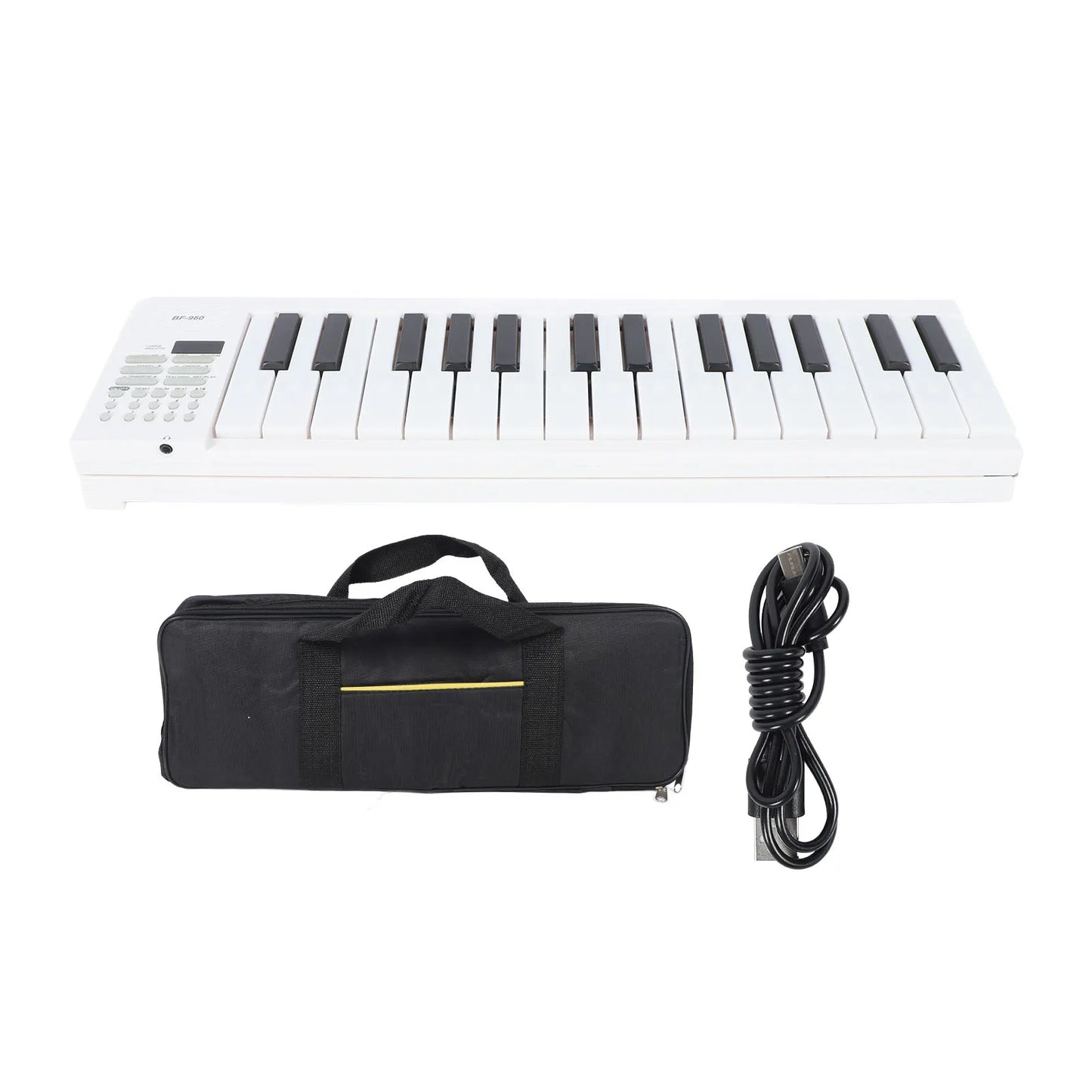 61 Key Foldable Piano Keyboard 61 Key Foldable Piano Portable Keyboard Folding Electronic Instrument  with Recording Playback
