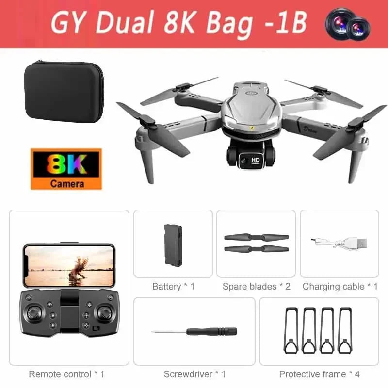 HD Mini V88 Drone 8K 5G GPS Professional Aerial Photography Remote Control Aircraft HD Dual Camera Quadcopter Toy UAV