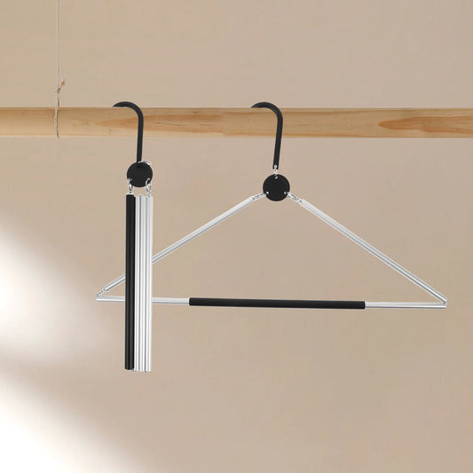 Foldable Hangers for Portable Clothes Clothing Compact Folding Collapsible