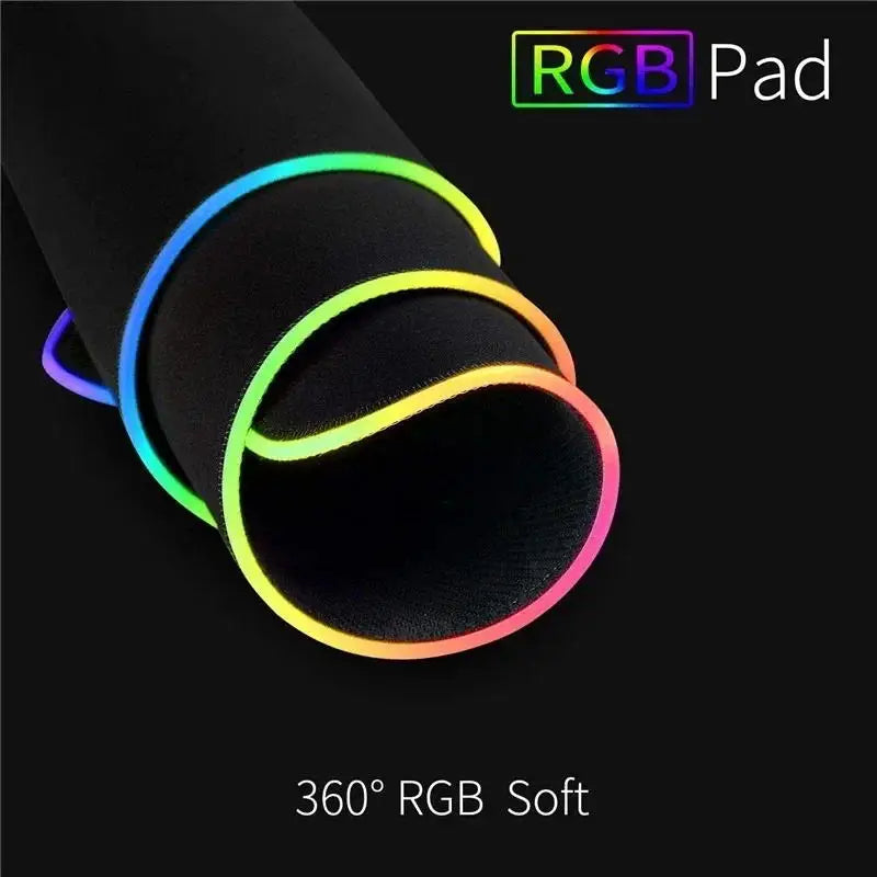 Black Mouse Pad Asus Rgb Gaming Mause Mat Anime Mats Gamer Rug Pc Xxl Cute Pads Large Game Keyboard Carpet Backlight Mousepad