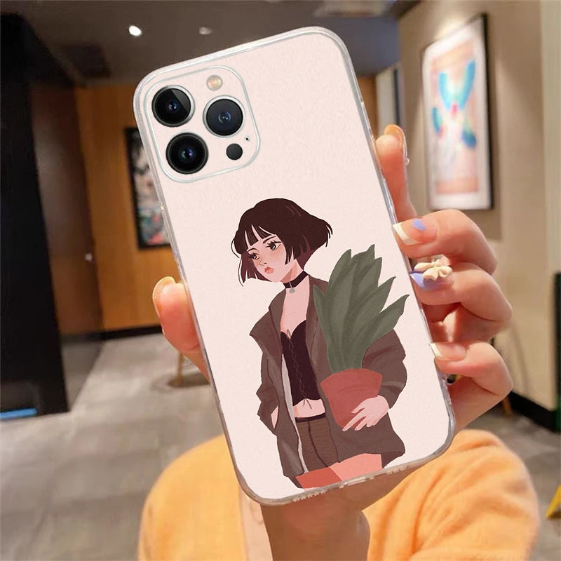 Phone Case For iphone 17 Air 17 16 Pro Max 15 14 13 Pro Max 15 16 Pro 15Plus Leon Matilda Natalie Portman