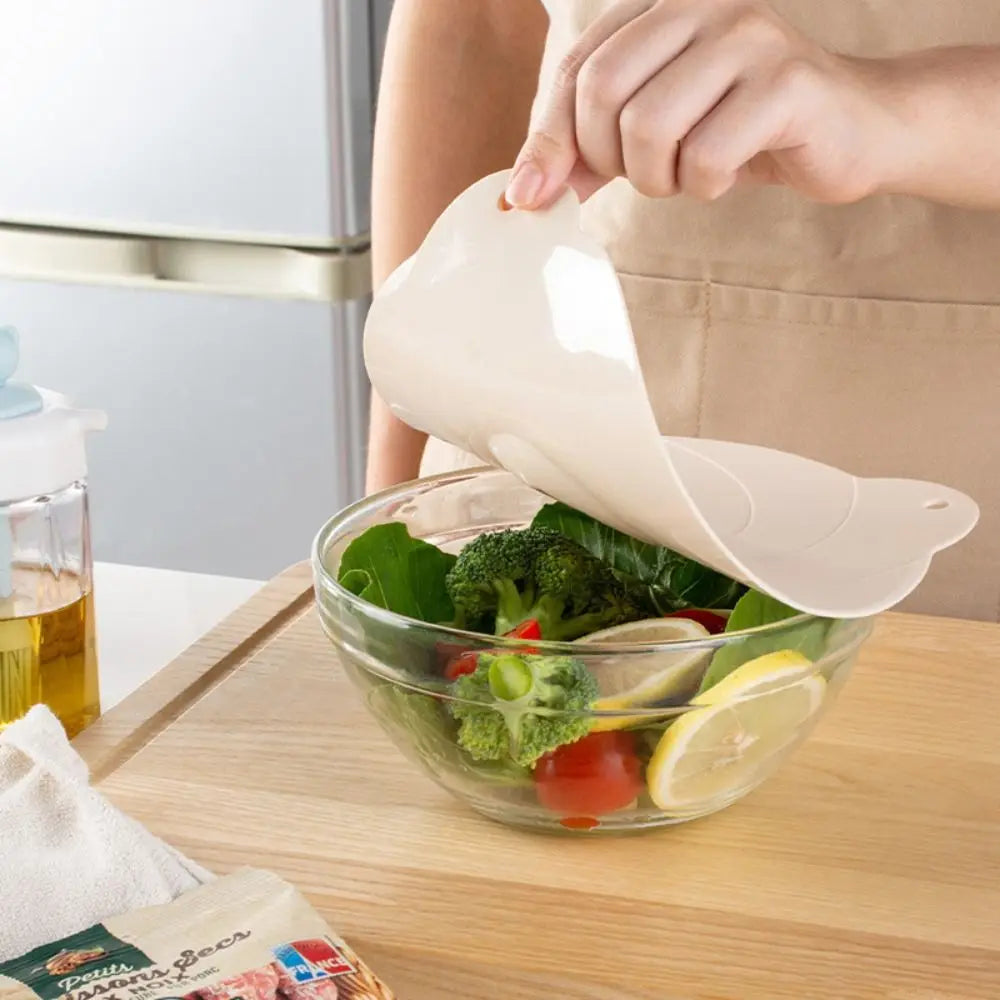 Self Sealing Food Fresh Lids Tableware Anti Overflow Silicone Pot Cover Reusable Preservation Lids Fresh Keeping Cover Cookware