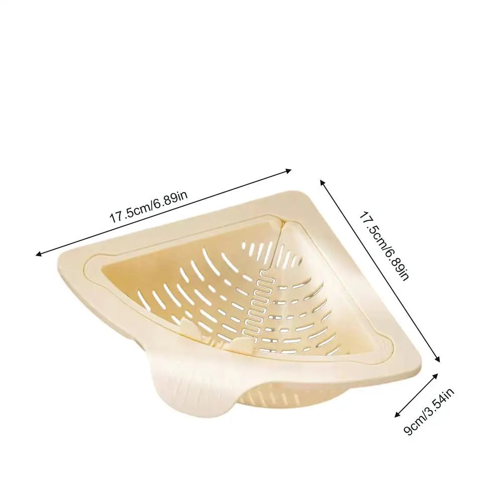 Magnetic Kitchen Sink Strainer Corner Drainer Kitchen Sink Drain Strainer Basket For Garbage Disposal Home Apartment Restaurant