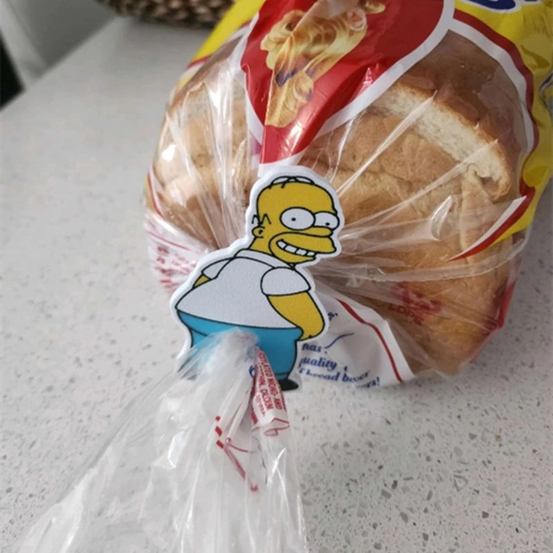 Funny Homer Simpson Butt Bread Clip Bag Closure Novelty Kitchen Gadget