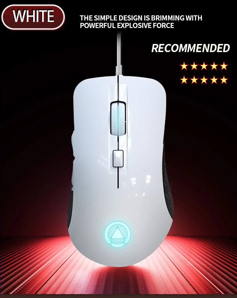 Wired Gaming Mouse Gamer Mouse RGB Backlit Computer Mouse Ergonomic Mause LED Optical USB Mice For PC Laptop