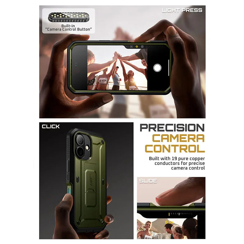 For iPhone 17 Case 6.3" (2025) SUPCASE UB Pro Full-Body Heavy Duty Rugged Phone Case with Built-in Screen Protector