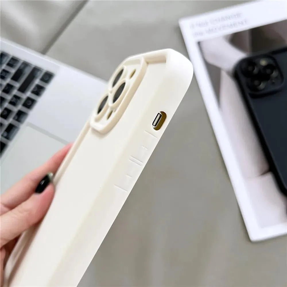 Crossbody Soft Phone Case For iPhone 17 Air 16E 15 16 Pro Max 14 13 12 11 7 8 Plus XS XR SE 2022 Adjustable Lanyard Strap Cover