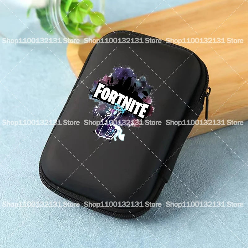 Game Fortnites Storage Bag Cartoon Printed Fortress Night Data Cable Charger Travel Earphone Storage Protective Case Bags Gift