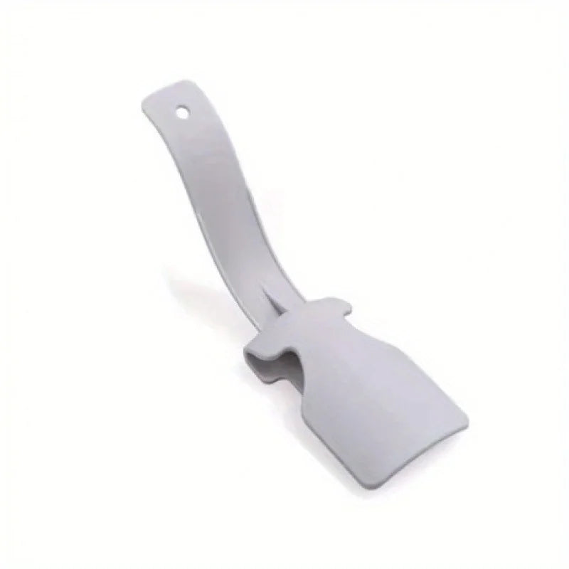 2pcs Shoe aid Lazy Shoes Helper, Shoe Horn Shoe, Lifting Helper  Plastic Shoehorn Fits All Shoes