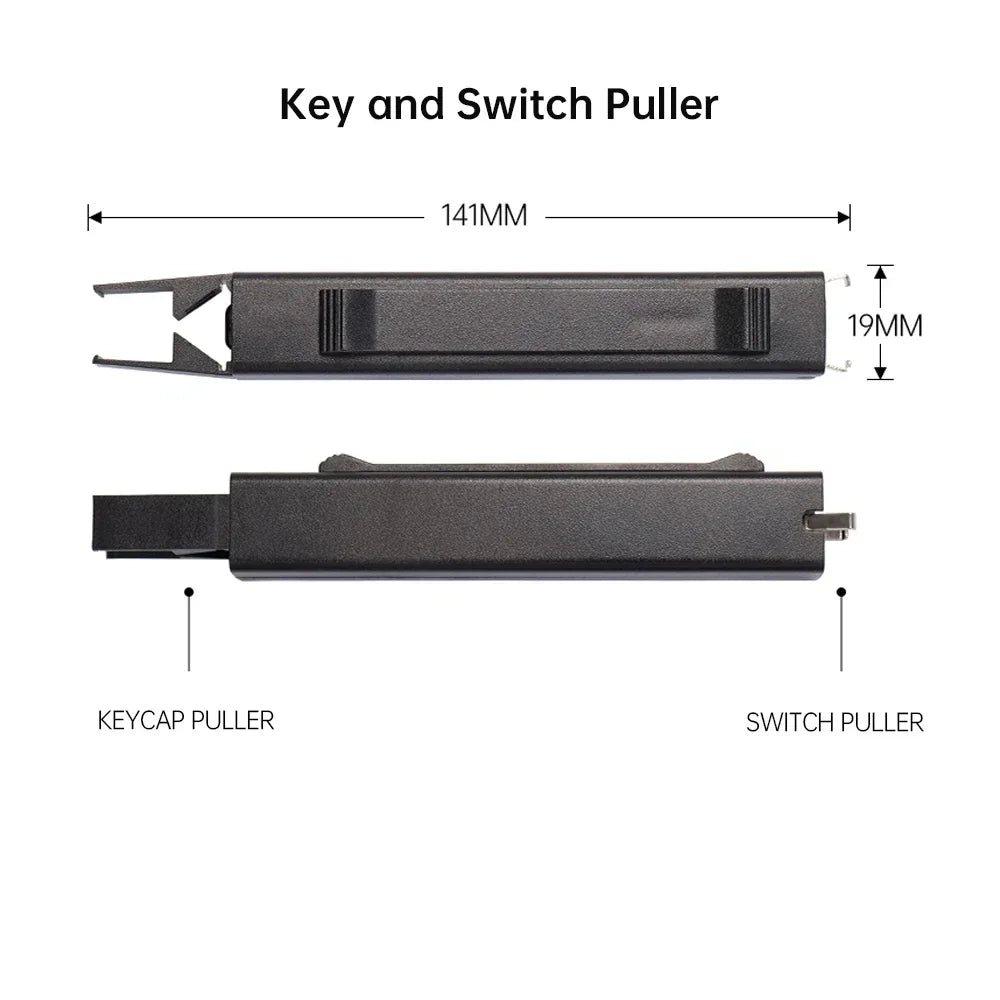 2 In 1 Switch Puller Keycap Puller Key Switch Keycap Puller for Mechanical Keyboard Gaming Keyboard Switches DIY Cleaning Tool