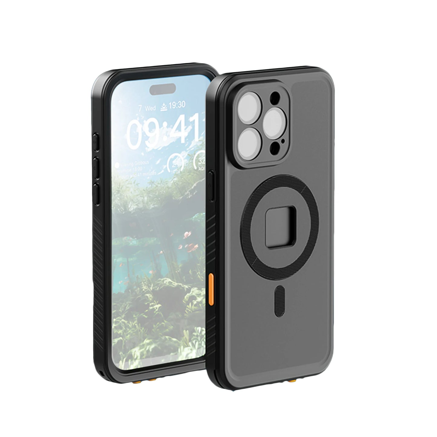 Waterproof Phone Case Magnetic Diving Case for Phone IP68 Waterproof Underwater Housing Protective Case for iPhone Phone