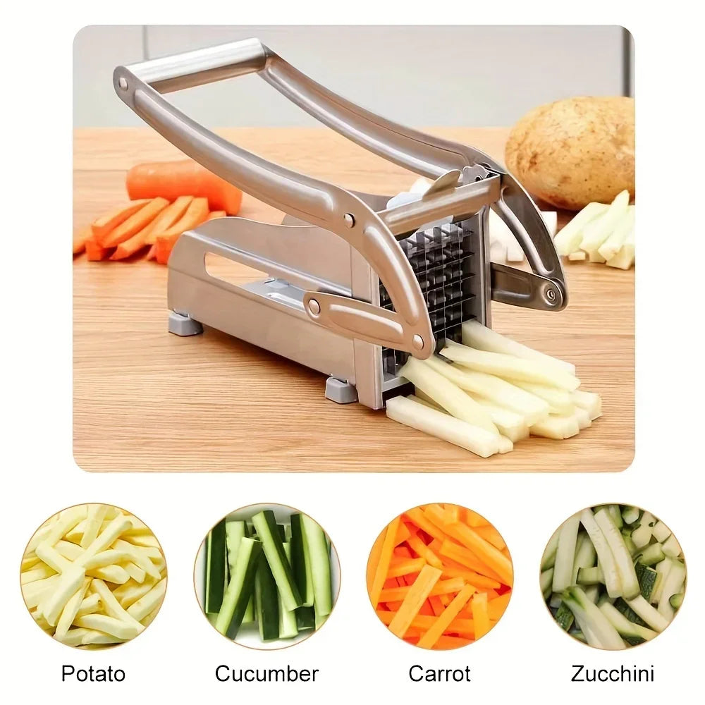 Potato Slicer Commercial Household Cucumber Radish Potato Lettuce Slicer Multifunction Stainless Steel Manual Vegetable Cutter