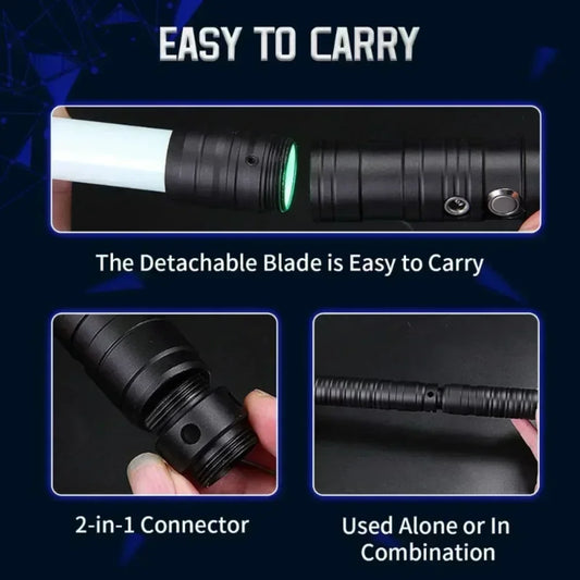 FF Lightsaber Laser Weapon Toys RGB Metal Light Saber Sword De Luz Kpop Lightstick Espada Rave Lightsaber Flashing Toy