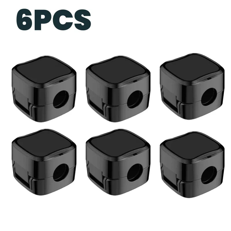 12Pcs-1PCS Magnetic Wire Organizer Self-adhesive Adjustable Cable Manager Bracket for Home Office Desktop Car Cable Organizer