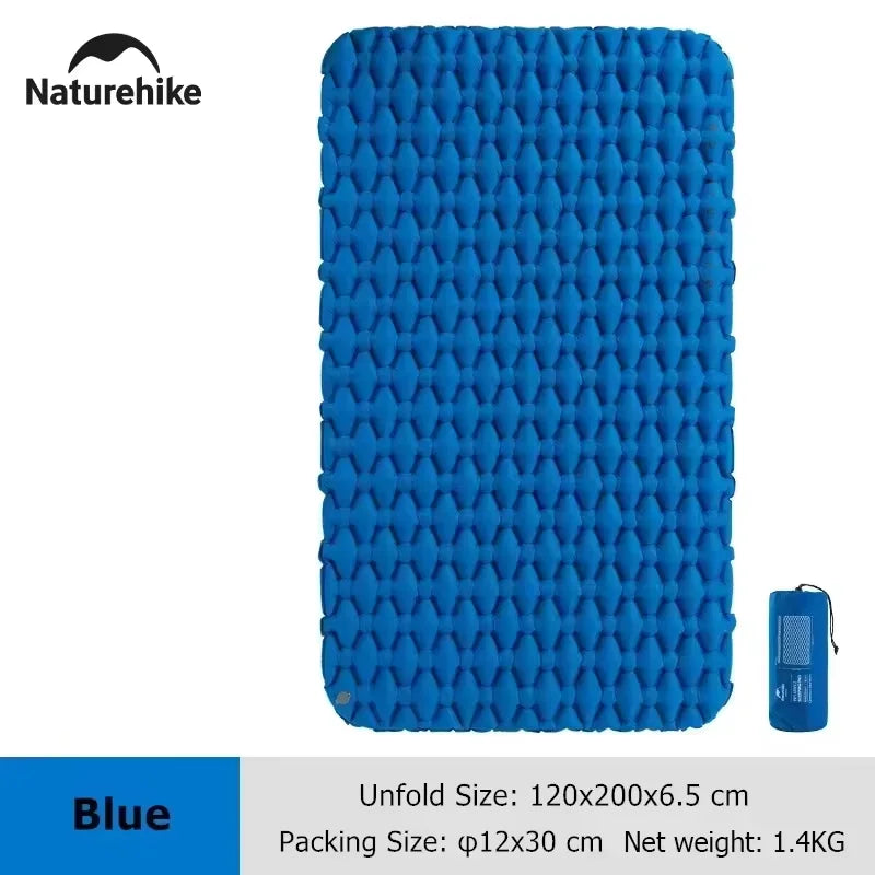 Naturehike Inflatable Mattress Air Mattress Camping Mat Ultralight Camping Mattress Sleeping Mat Camping Bed Nylon Sleeping Pad