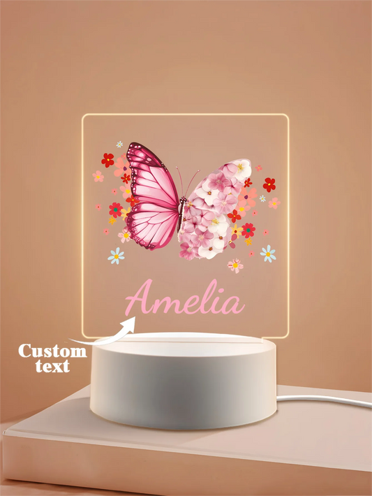 3D Light Led Night Light Warm Light Birthday Gift Decoration Table Lamp Night, Valentine's Day Decoration Fashion, Cute, Colorful Customization, Personalized, Unique Ideal Gift for Her Friends, Sons, Daughters, School Student