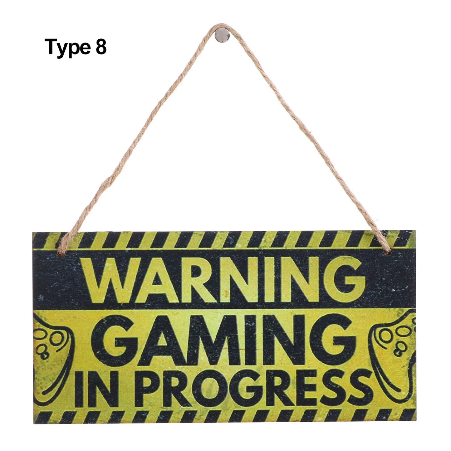 Gaming Room Sign Wood Plaque Do Not Disturb Hanging Pendant I'm Gamer Door Wall Decor Novelty Gift For Teens, Boyfriend, Husband