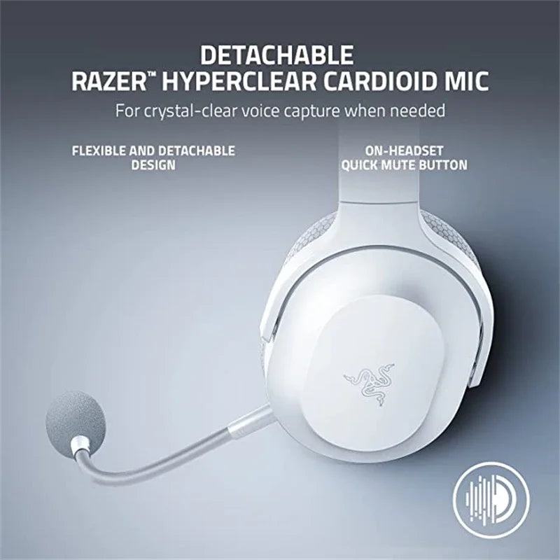 Razer Barracuda X Wireless Bluetooth Gaming Headset, Multi-Platform, USB-C Microphone Connection, PC Gamer Headphone