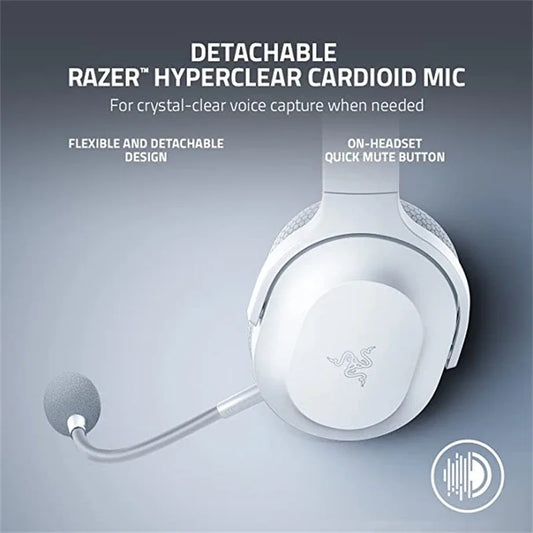Razer Barracuda X Wireless Bluetooth Gaming Headset, Multi-Platform, USB-C Microphone Connection, PC Gamer Headphone