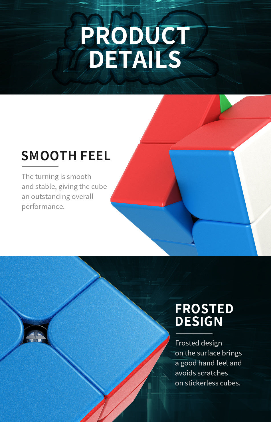[ECube]MoYu Meilong 2 2x2x2 Magic Neo Cube Meilong Stickerless Speed Cube Puzzle Children Gift Adult Educational Toys