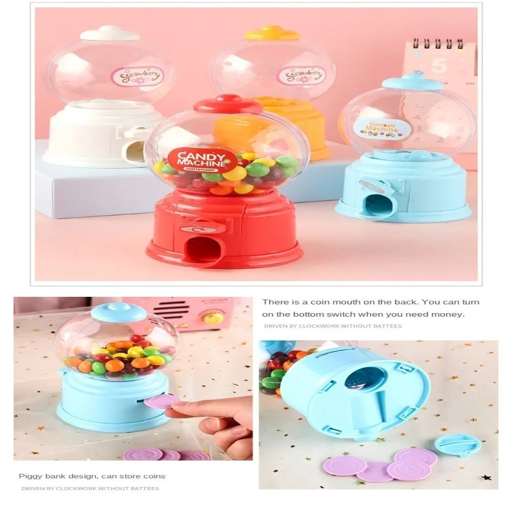 Sweets Candy Machine Cute 8 Colors Bank Deposit Box High Quality Plastic Money Saving Bank Dispenser Candy Dispenser Lovers Gift