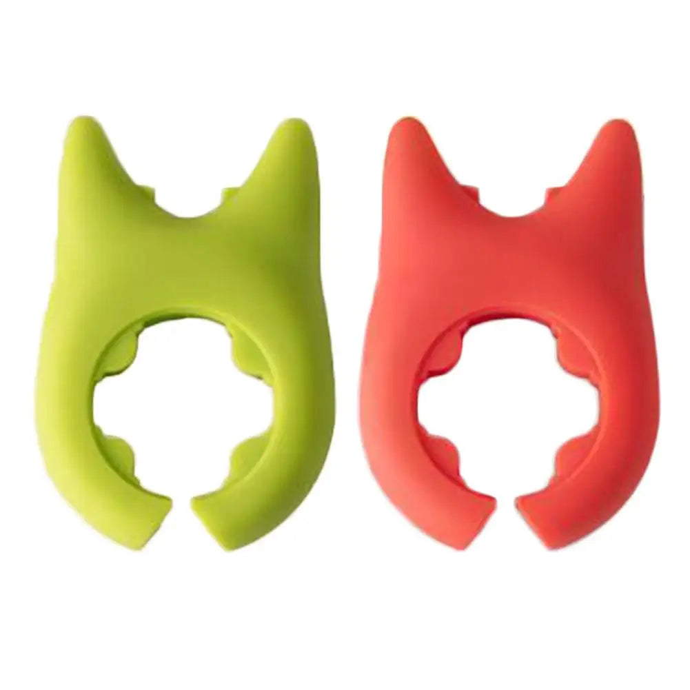 Portable Silicone Anti-overflow Pot Lid Clip Anti-scalding Spoon Holder Support Rack Kitchen Universal Spatula Bracket Clip
