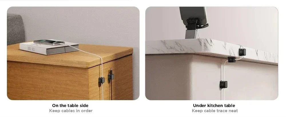 Magnetic Cable Clip Winder Holder Adhesive Wire Keeper Cord Cable Organizer Usb Charging Line Winder For Office Desktop Home