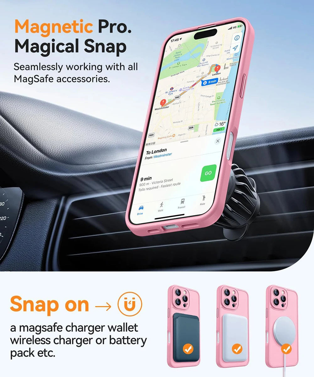 Luxury Armor Shockproof Hybrid Case For iPhone 16 15 14 13 Pro Max Plus Matte Transparent Hard Cover Silicone Soft Shell Clear