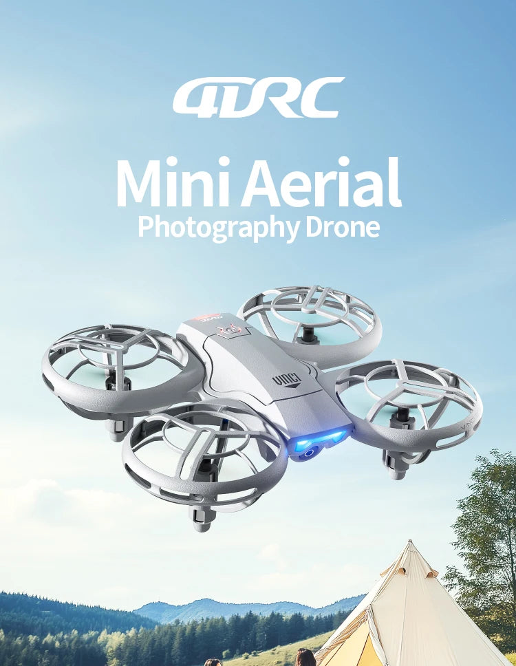 V8 Mini Drone 4K Professional Wide-Angle HD Camera WiFi FPV Height Hold Foldable RC Drone Quadrotor Helicopter Children's Toys