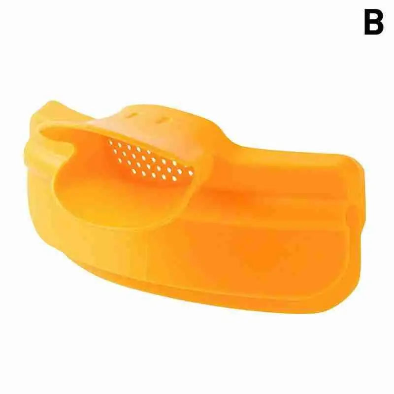 Silicone Anti-spill Duckbill Drain Pans Leak-proof Pot with Round Mouth Edge Liquid Deflector Funnel Soup Diversion Kitchen Tool