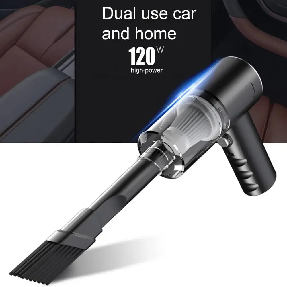 Mini pink vacuum cleaner, USB charging, strong suction power, portable, mini and powerful household appliance air cleaner