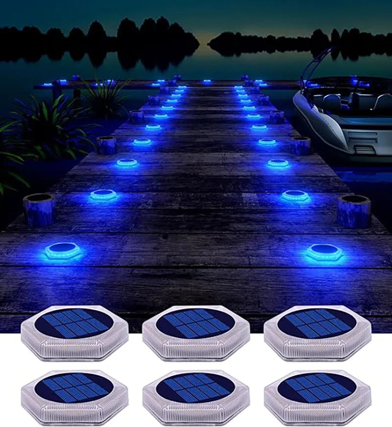 Solar Lights Outdoor Solar Garden Step Lighting Waterproof For Stairs Patio Pathway Yard Fence Wall Lamp Christmas Decoration