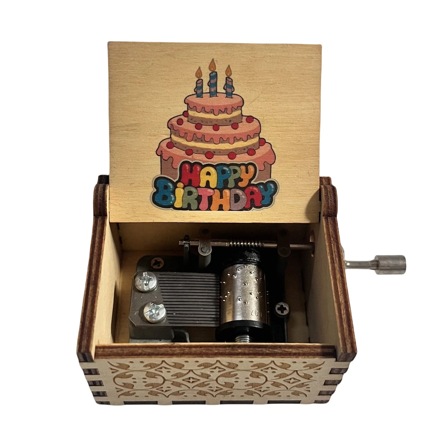 Hot Anime Wooden Carved Music Box Premium Home Decoration Ornament Gift for Christmas/Birthday/Valentine's Day Handmade Gift