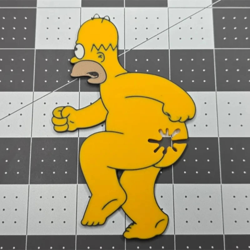 Funny Homer Simpson Butt Bread Clip Bag Closure Novelty Kitchen Gadget