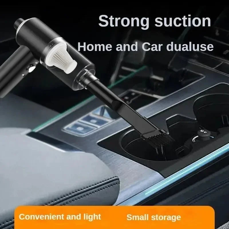 Wireless Car Vacuum Cleaner USB Charging 1200mAh Portable Cleaning Appliance Mini Wet and Dry Blow Vacuum Cleaner Household