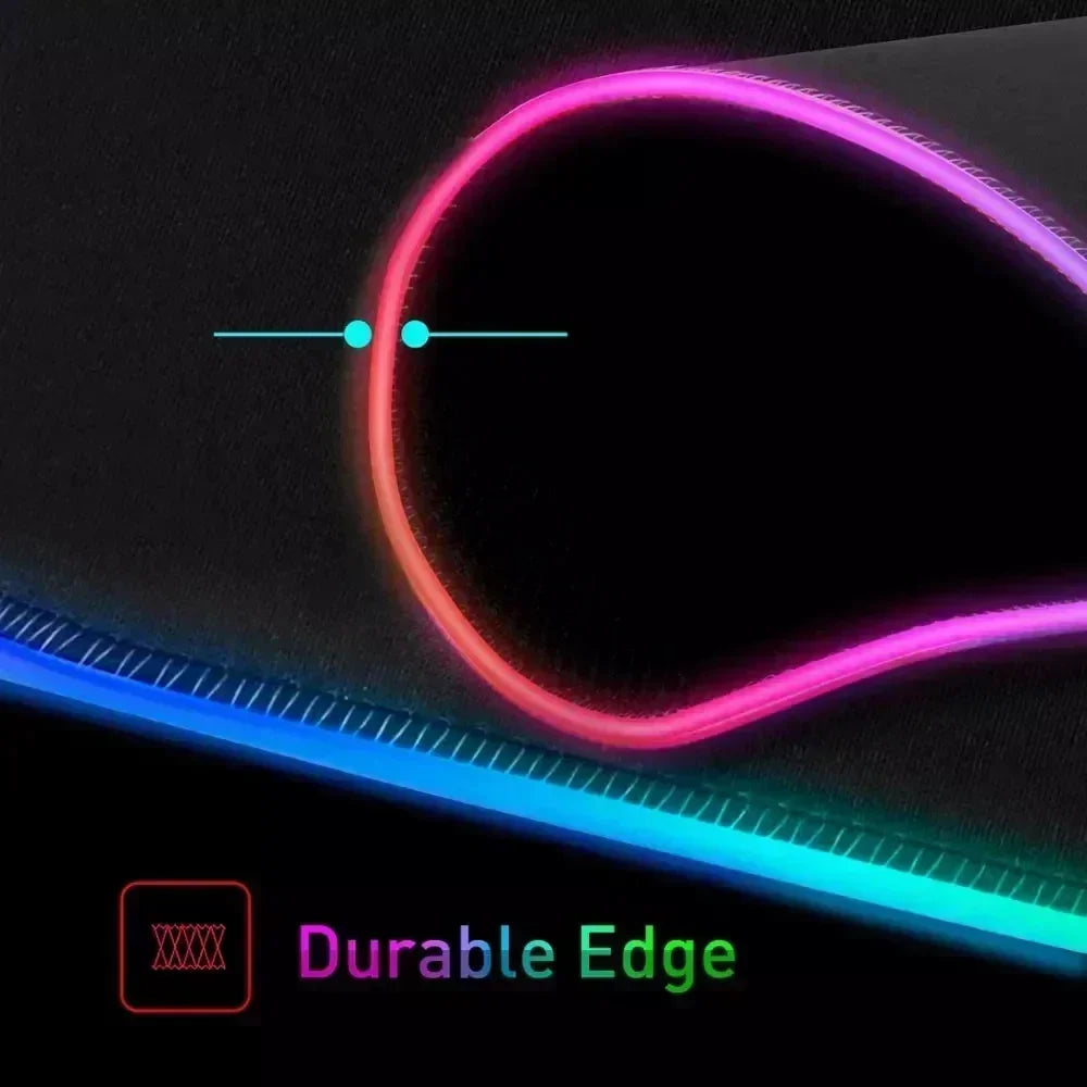 RGB Mousepad Hot Game Clair Obscur Expedition 33 Mouse Pad LED Luminescence Keyboard Deskmat Large Gamer Mice Rug With Backlight