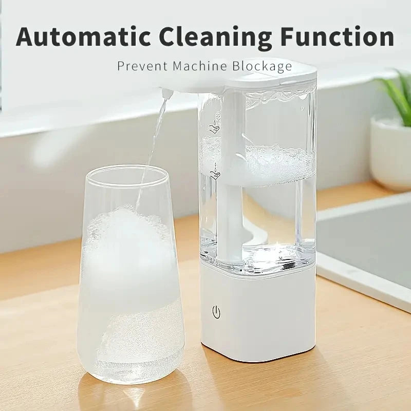 550ML Touchless Liquid Automatic Smart Sense Soap Dispenser Type-C Rechargeable/Battery Electric Hand Sanitizer Washing Machine