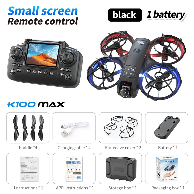 2026 New K100 MINI Drone 8K GPS Professional HD Aerial Photography Remote Control Aircraft HD Dual Camera Quadcopter child Gift