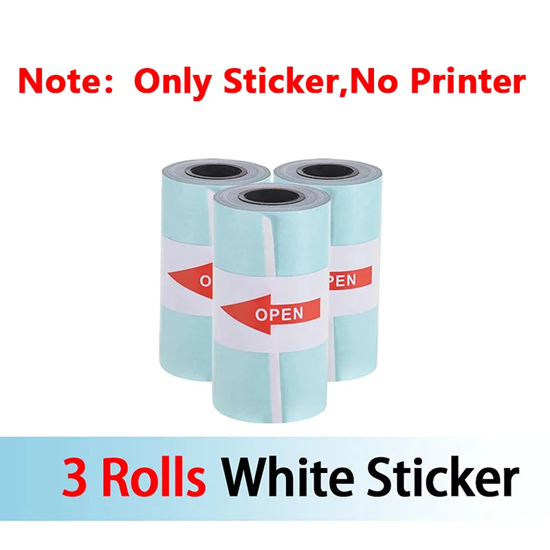 Mini Bluetooth Thermal Printer 200dpi for Labels, Photos, and Memo Printing - Portable with USB Cable