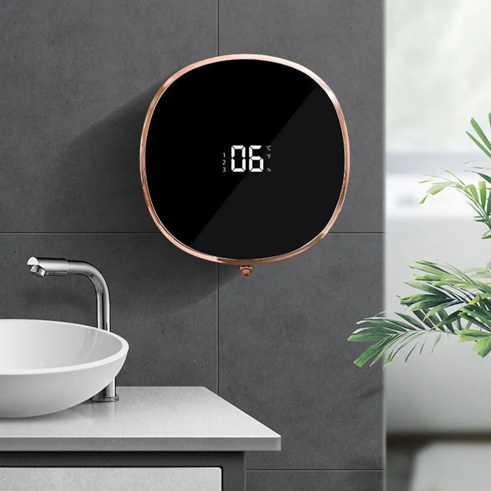 13.3*6cm Electric Touchless Soap Dispenser Wall Mount IPX5 Rechargeable Battery Operated High-tech Automatic Soap Dispensers