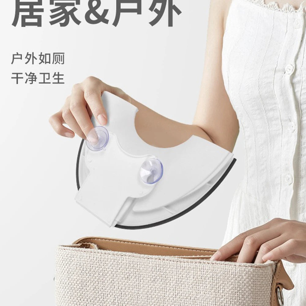 Foldable Toilet Seat For Children, Flip & Sit Potty Seat, Attaches to Toilet Securely, Space Saving Design Fits Most Toilets