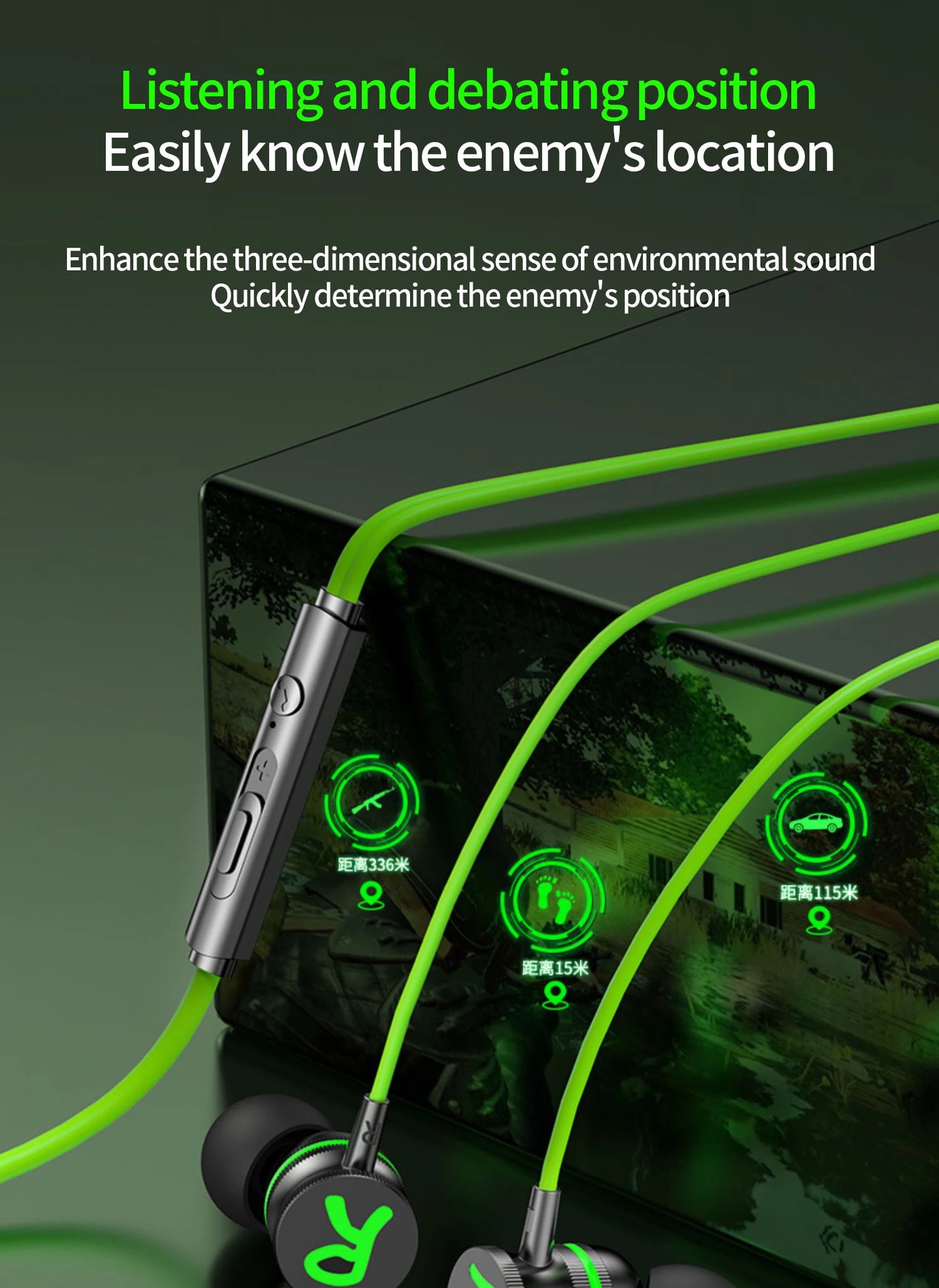Headset Gamer Headphones Wired Earphone Gaming Earbuds With Mic For Pubg PS5 CSGO Casque Phone Tablet Laptop Universal Game