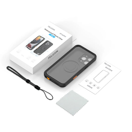 Waterproof Phone Case Magnetic Diving Case for Phone IP68 Waterproof Underwater Housing Protective Case Replacement for