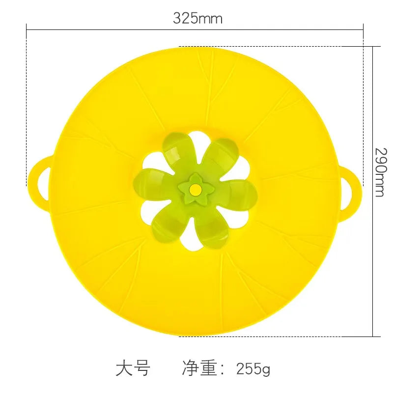 Multifunctional Silicone Lid Spill Stopper Anti Overflow Pot Cover Kitchen Gadgers Cooking Pot Lids Utensil